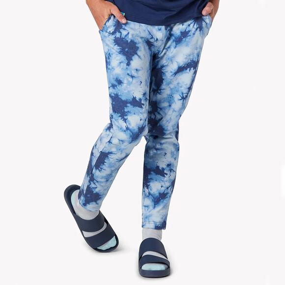 Chubbies Blue Tie Dye The Far Outs Sweatpants Size XX-Large - Picture 6 of 9